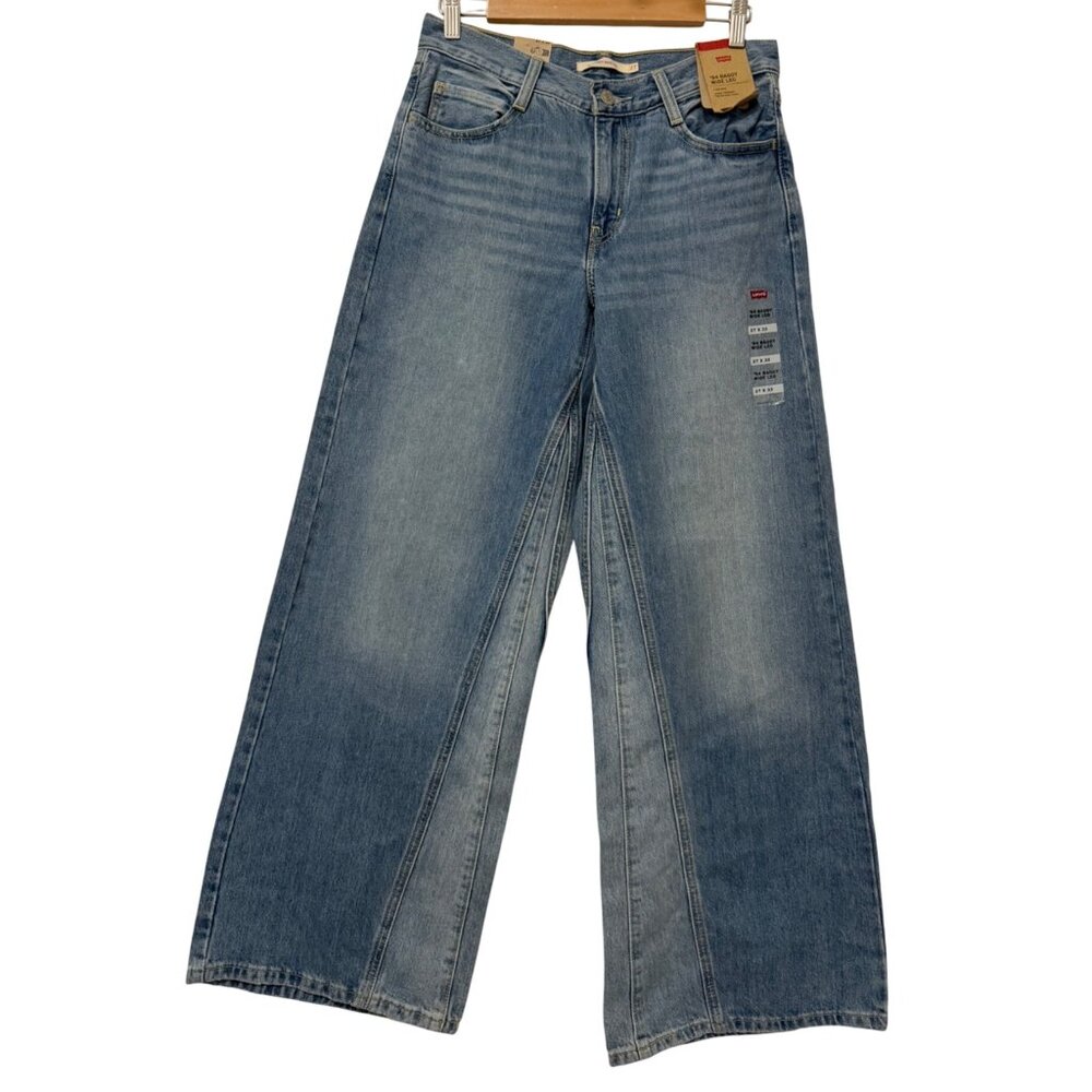 Levis '94 Baggy Wide Leg jeans 90s retro boho preppy blue Y2K sz 27